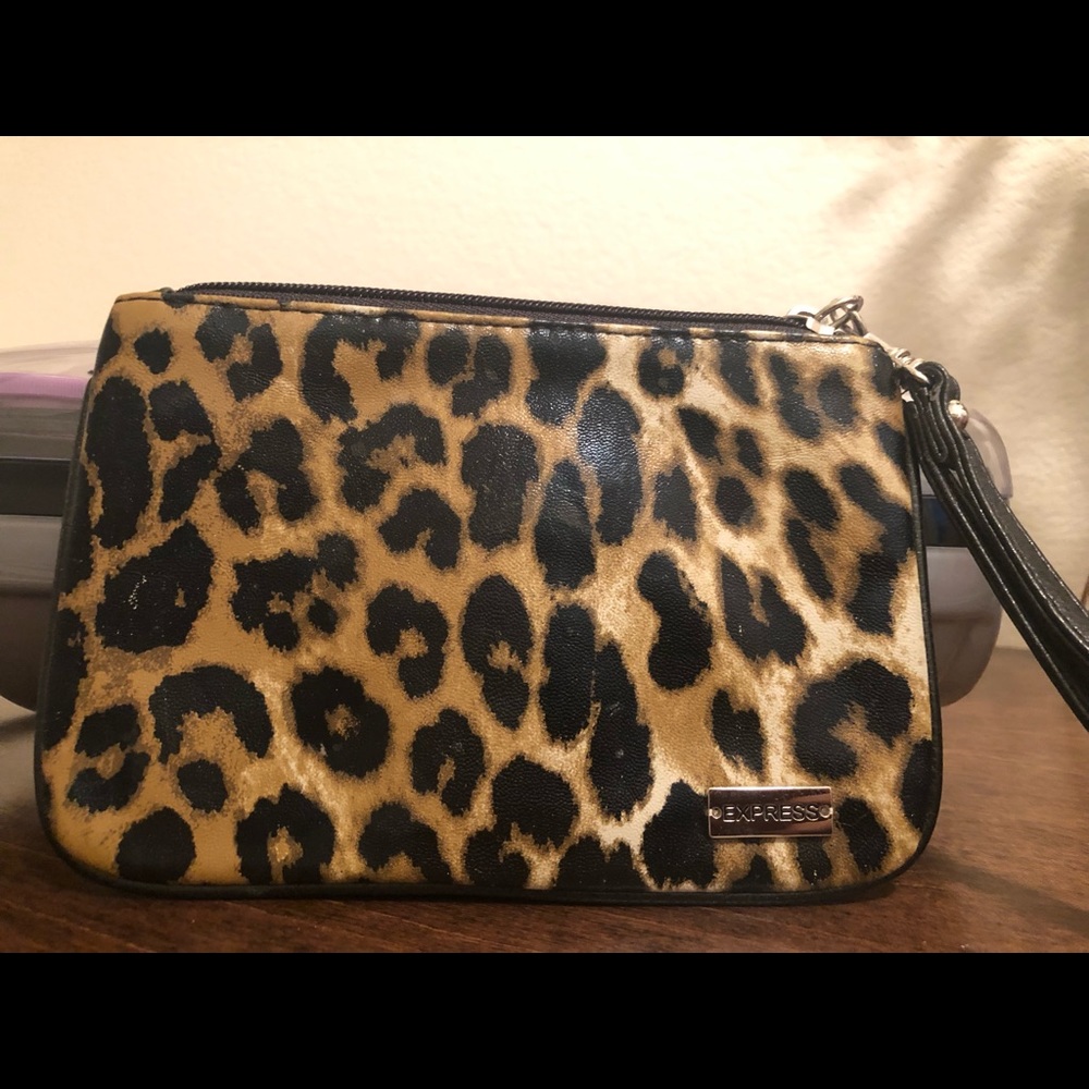 Express Cheetah wristlet